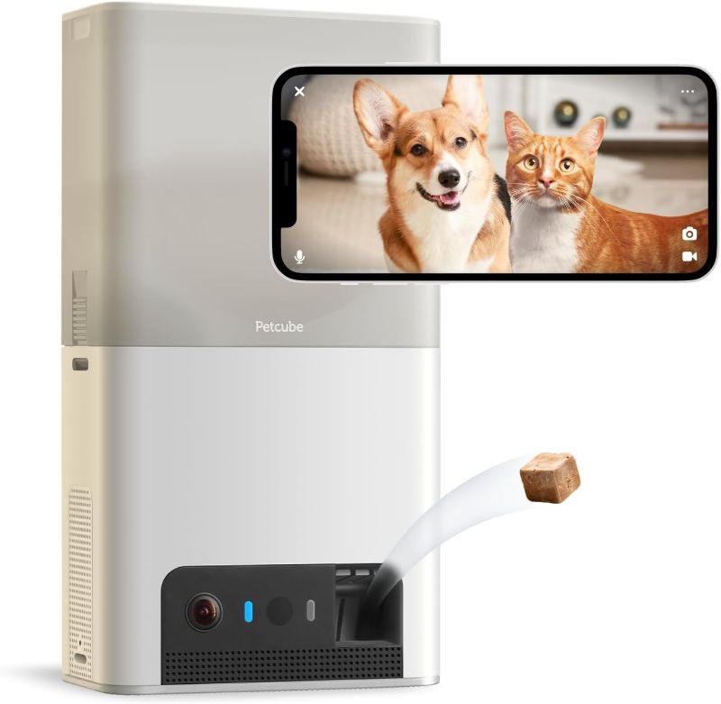 Photo 1 of Petcube Bites 2 Lite Interactive WiFi Pet Monitoring Camera with Phone App and Treat Dispenser, 1080p HD Video, Night Vision, Two-Way Audio, Sound and Motion Alerts, Cat and Dog Monitor