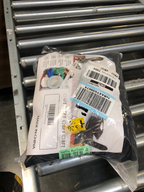 Photo 1 of Obstal 6ft Stretch Black Spandex Table Cloth for Standard Folding Tables - 2 Pack Universal Rectangular Fitted Tablecloth Protector for Wedding, Trade Show, Vendor Stand Black 6 Ft | 2 Pack