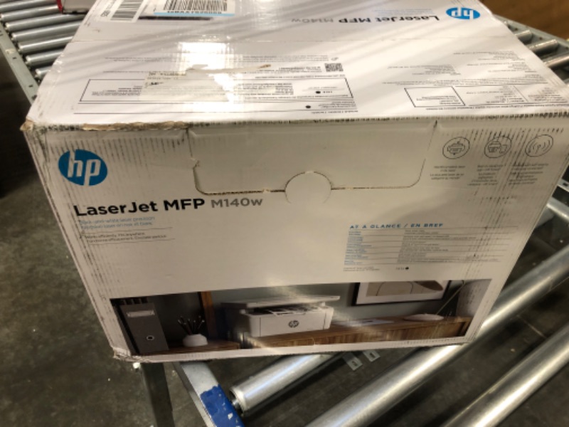 Photo 2 of HP LaserJet MFP M140we All-in-One Wireless Black & White Printer with HP+ and Bonus 6 Months Instant Ink (7MD72E)