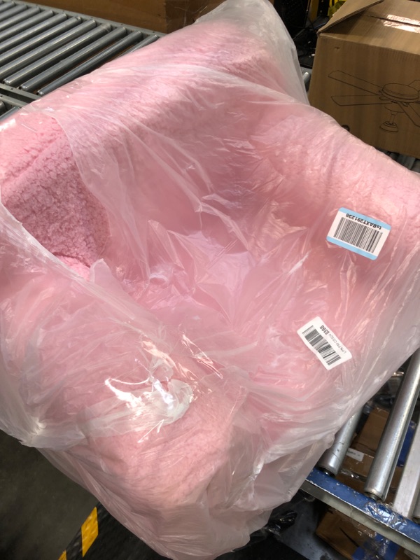 Photo 1 of Delta Children Cozee Sherpa Chair, Pink