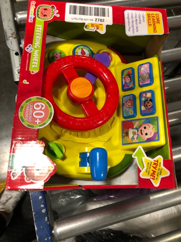 Photo 2 of CoComelon Learning Steering Wheel with Lights and Sounds, Learning & Education, Batteries Included, Kids Toys for Ages 3 Up by Just Play