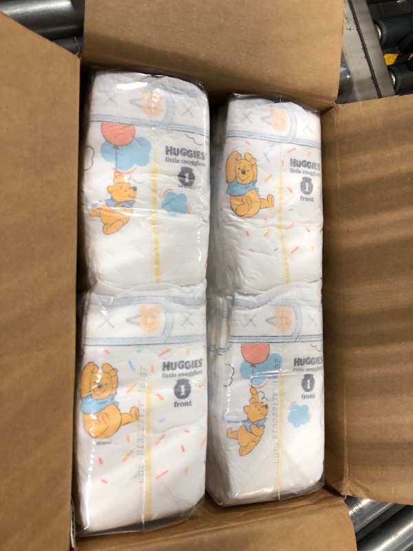 Photo 1 of Baby Diapers Size 1 (8-14 lbs), 84ct, Huggies Little Snugglers Newborn Diapers Size 1 (84 Count)