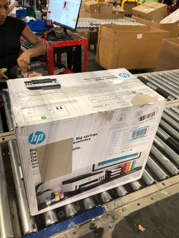 Photo 4 of HP Smart -Tank 7301 Wireless All-in-One Cartridge-free Ink Printer, up to 2 years of ink included, mobile print, scan, copy, automatic document feeder (28B70A)