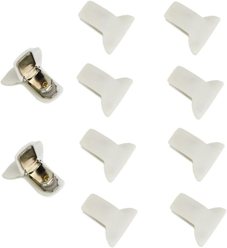 Photo 1 of 10 Pack Padded Comforter Clips Duvet Clips, Blanket Fasteners for Preventing Comforters from Shifting Inside Duvet Cover
