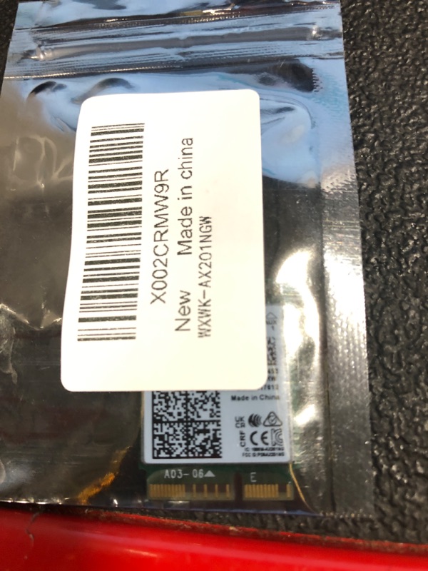 Photo 2 of AX201NGW WiFi Card,WiFi 6E M.2 Laptop 2.4Gbps 802.11ax Wireless Intel AX201 Wireless Card 11AX WiFi Adapter with Bluetooth 5.3 MU-MIMO for Windows 10, 64-bit, Google Chrome OS, Linux(64bit)