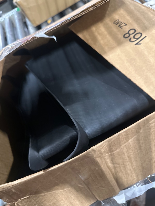 Photo 3 of **Does not fit in 5 seater Tesla Y*** Basenor 2023 2022 2021 2020 Tesla Model Y Trunk Organizer Waterproof Rear Trunk Storage Bins Side Box with Carpeted Lip Interior Accessories Set of 2