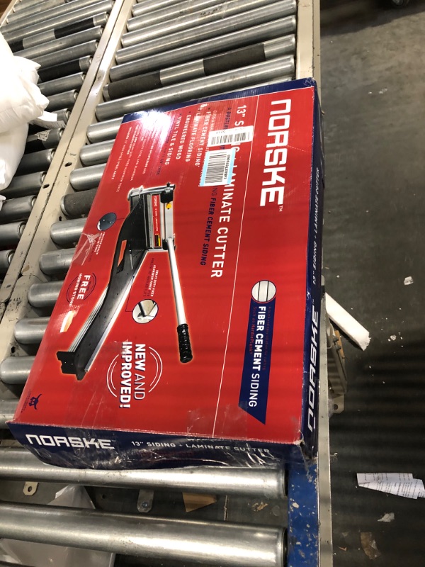 Photo 3 of Norske Tools Newly Improved NMAP001 13 inch Laminate Flooring and Siding Cutter with Heavy Duty Fixed Aluminum Fence and Built-in Precision Angled Miter Settings Standard Cutter