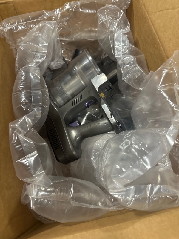 Photo 1 of **PARTS ONLY**Cordless Vacuum Cleaner, Cordless Vacuum with 20Kpa Super Suction, 80000 RPM High-Speed Brushless Motor, 5 Stages High Efficiency Filtration, Up to 30 Mins Runtime Vacuum Cleaner for Hardwood Purple
