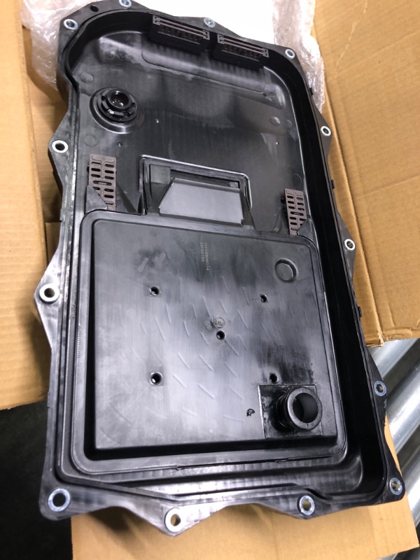 Photo 1 of A-Premium Transmission Oil Pan with Drain Plug Compatible with BMW GA8HP45Z, GA8HP75HZ, GA8HP70Z, GA8HP70H, 8HP45, 8HP70 8-Speed Transmission