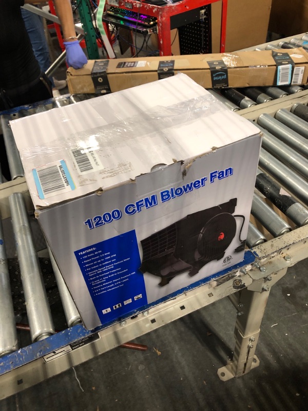 Photo 1 of  Black 1200 CFM Blower Fan
