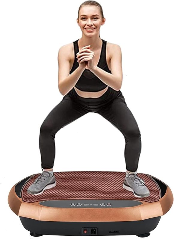 Photo 1 of **FOR PARTS**EILISON Bolt Vibration Plate Exercise Machine - Lymphatic Drainage Machine for Weight Loss Home Fitness - Whole Body Vibration Platform Exercise Machine - Max User Weight 300lbs