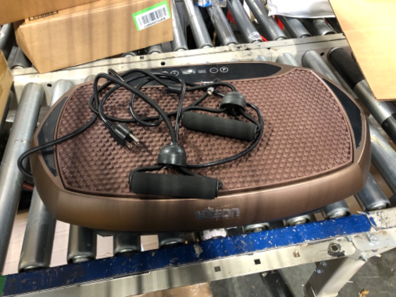 Photo 3 of **FOR PARTS**EILISON Bolt Vibration Plate Exercise Machine - Lymphatic Drainage Machine for Weight Loss Home Fitness - Whole Body Vibration Platform Exercise Machine - Max User Weight 300lbs