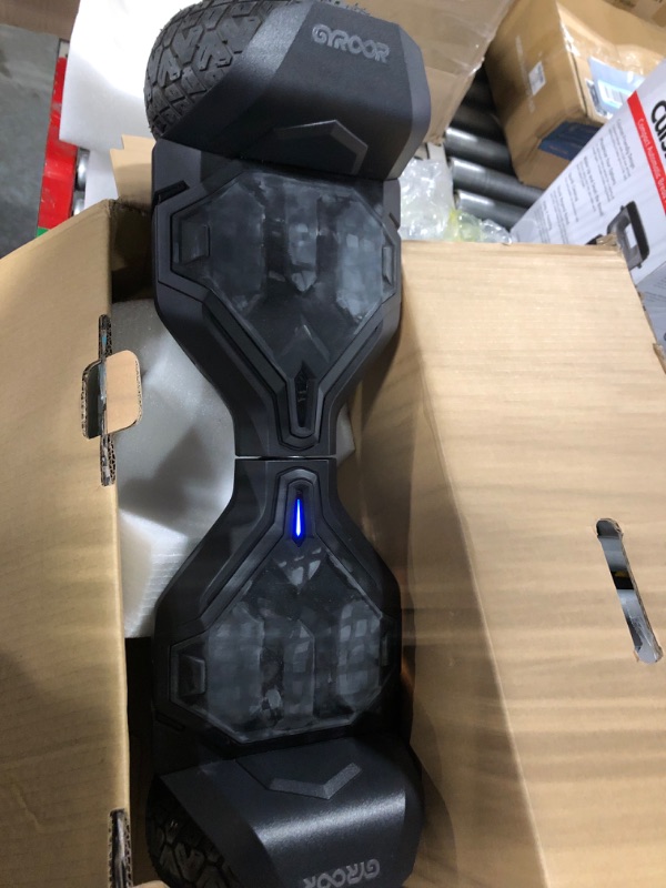 Photo 3 of Gyroor Warrior 8.5 inch All Terrain Off Road Hoverboard with Bluetooth Speakers and LED Lights, UL2272 Certified Self Balancing Scooter