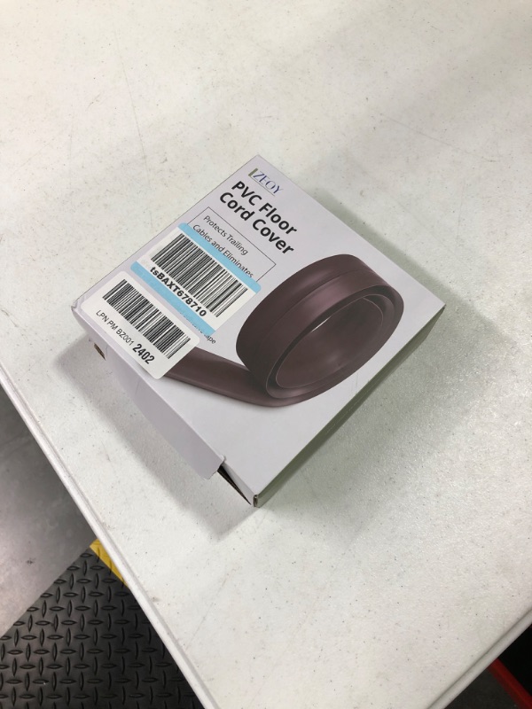 Photo 1 of LZEOY Cable Cover Floor 6FT, Beige Floor Cord Cover, Single Cord Protector Extension Cord Covers for Floor, Floor Wire Covers for Cords - Floor Wire Cover Cord Cavity: 0.47" (W) x 0.24" (H) 6 feet Beige