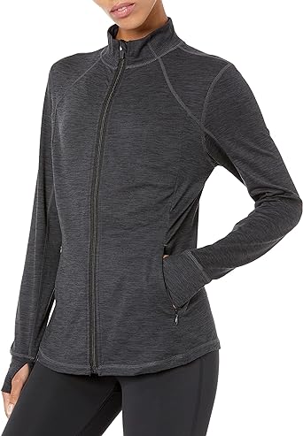 Photo 1 of Amazon Essentials Women's Brushed Tech Stretch Full-Zip Jacket-Discontinued Colors XXL SIZE