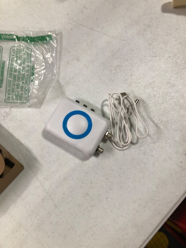 Photo 1 of RCA to RF Modulator, Composite AV to Coax Coaxial VHF Demodulator Converter for CATV System, RF Coaxial Converter Supports for NTSC TV Format Output