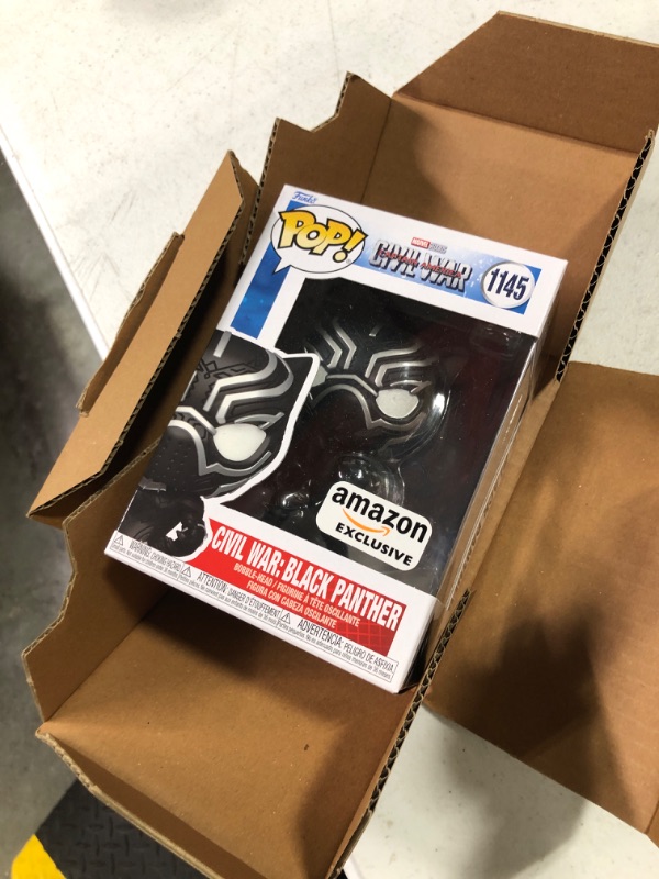 Photo 2 of Funko Pop! Marvel: Captain America: Civil War Build A Scene - Black Panther, Amazon Exclusive, Figure 3 of 12