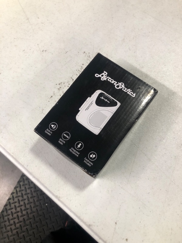 Photo 1 of ByronStatics Portable Cassette Players Recorders FM AM Radio Walkman Tape Player Built in Mic External Speakers Manual Record VAS Automatic Stop System KCS-315-Teal