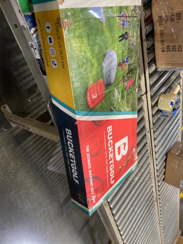 Photo 1 of bucketgolf The Ultimate Backyard Golf Game for Kids and Adults - Portable 6 Hole Golf Course Play Outdoor, Lawn, Park, Beach, Yard, Camping