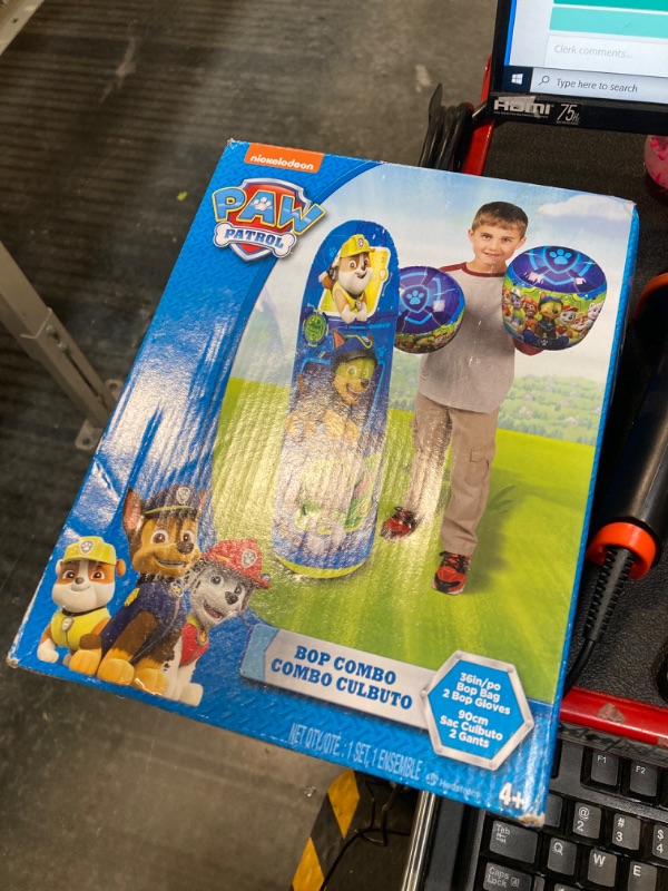 Photo 2 of ***COLOR IS BLUE***
Hedstrom Nickelodeon Paw Patrol Bop Bag and Gloves Combo Set, 36 Inch, (56-85482) 36" Bop Bag & Gloves Paw Patrol Style 2