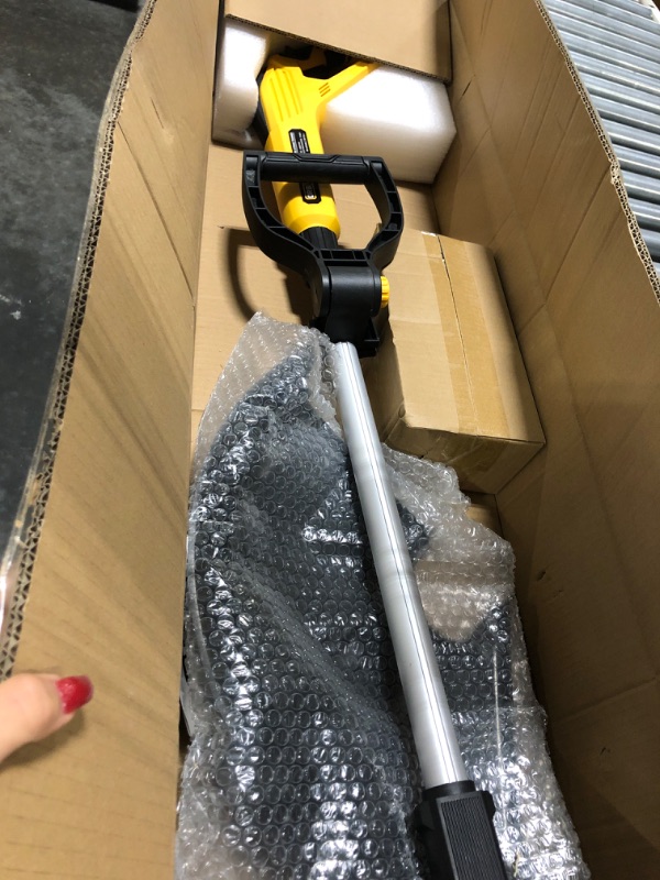 Photo 3 of 15" Cordless Weed Whacker & Edger for Dewalt 20V Battery, Brushless Motor, Electric String Trimmer, Extendable Pole (Battery NOT Included)