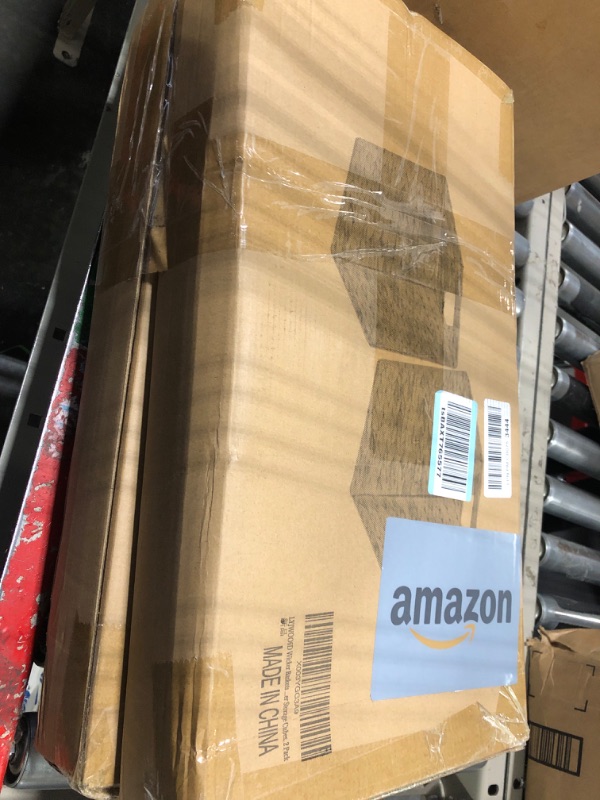 Photo 1 of StorageWorks Seagrass Storage Baskets, Handwoven Rattan Baskets for Organizing, Decorative Wicker Baskets with Built-in Handles, 2 Pack Natural Sea Grass