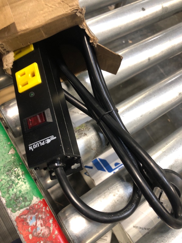 Photo 1 of 12 Outlet Long Power Strip, 2100 Joules Surge Protector, 6FT Power Cord, Wide Spaced Outlet Power Bar, Overload Protection Switch, Industrial Heavy Duty for Work Bench, Shop, Garage… 12 outlet 6 FT