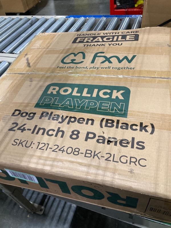 Photo 2 of  FXW Rollick Dog Playpen 24" H 8 Panels & 24" 