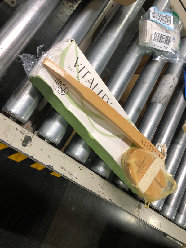 Photo 1 of ****JUST BRUSH**** Dry Brushing Body Brush Set for Lymphatic Drainage - Natural Exfoliation Kit with Premium Boar Bristle Brush, Exfoliating Gloves, Konjac Facial Sponge & Foot File, for Bath or Shower
