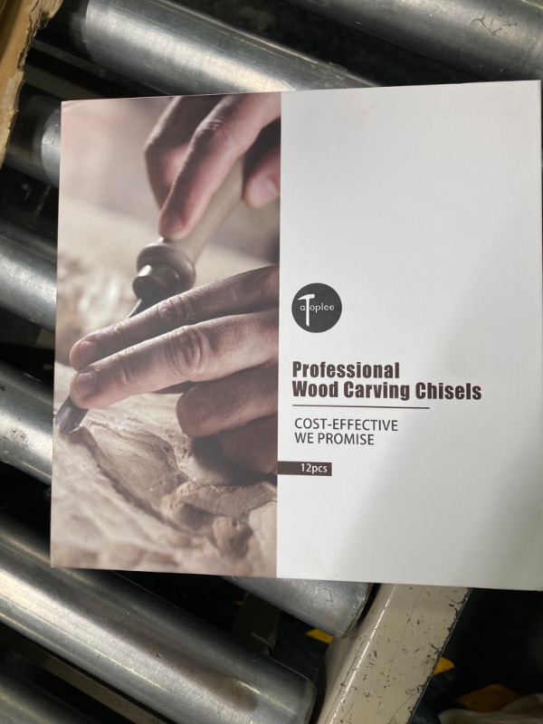 Photo 1 of ATOPLEE 12pcs Wood Carving Chisel Set for Woodworking, Professional Wood Gouge Tools with Premium Case and Roll Up Bags for Carpenter Craftsman Gift in Most Wood Carving Project