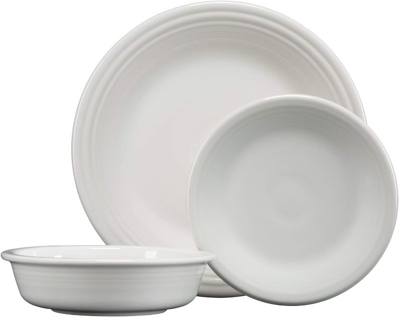 Photo 1 of Fiesta 3-Piece Classic Place Setting in White 