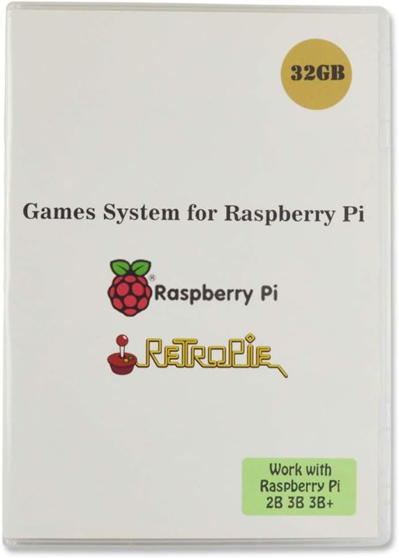 Photo 1 of BeiErMei Raspberry Pi Game System, Preloaded 32GB Games Plus Data with Class 10 MicroSD TF Card, Only Work with Raspberry Pi 2B, 3B, 3B+, Retropie RetroArch Emulation Station, KODI+LXDE Video Previews
