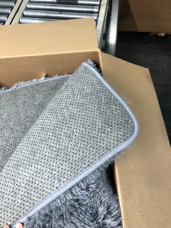 Photo 1 of Ophanie Machine Washable Rugs for Living Room 5x8 Grey Fluffy Carpet, Fuzzy Luxury Plush Shag Comfy Soft Area Rug, Indoor Floor Carpet for Kids Boys Girls Dorm Bedroom Playroom, Home Decor Aesthetic