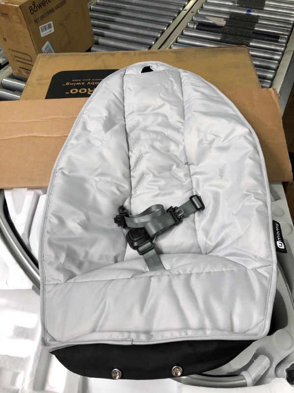 Photo 1 of 4moms MamaRoo Multi-Motion Baby Swing, Bluetooth Baby Swing with 5 Unique Motions, Grey Gray