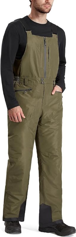 Photo 1 of FREE SOLDIER Men's Insulated Waterproof Snow Bibs Ski Overalls