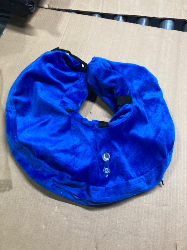 Photo 2 of 1 Packs Blue Large and X-Large (Protective Inflatable Collar for Dogs and Cats - Soft Recovery Pet Cone, E-Collar Does not Impede)