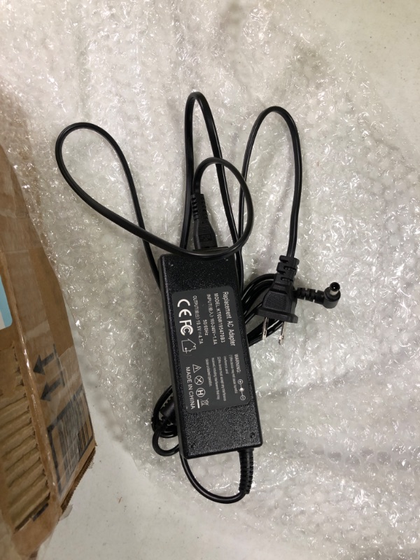 Photo 3 of 90W 19.5V 4.7A AC Adapter Laptop Charger Replacement for Sony Vaio PCG-3J1L VPCCW21FX VGN-CR240E VPCF236FM PCG-61A14L PCGA-AC19V10 VGP-AC19V10 VPCEH11FX SVE14118FXW VGN-A PCG-GRX VGN-AR Sony Bravia