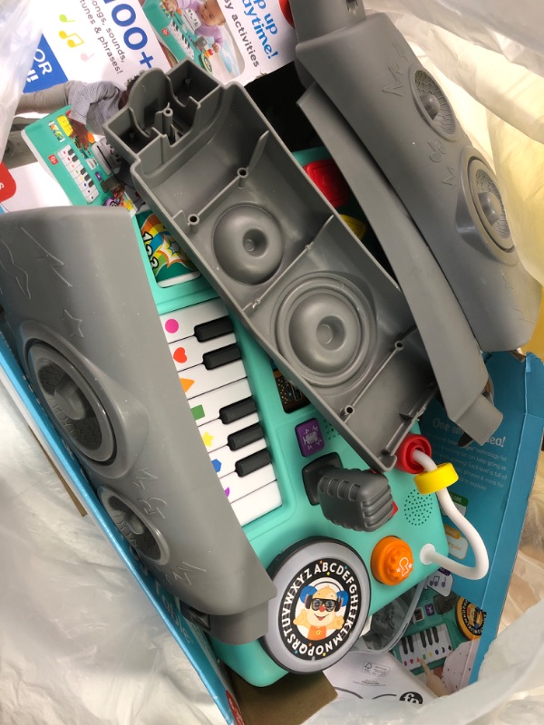 Photo 1 of Fisher-Price Laugh & Learn Baby & Toddler Toy Mix & Learn Dj Table Musical Activity Center With Lights & Sounds For Ages 6+ Months Simplified Packaging