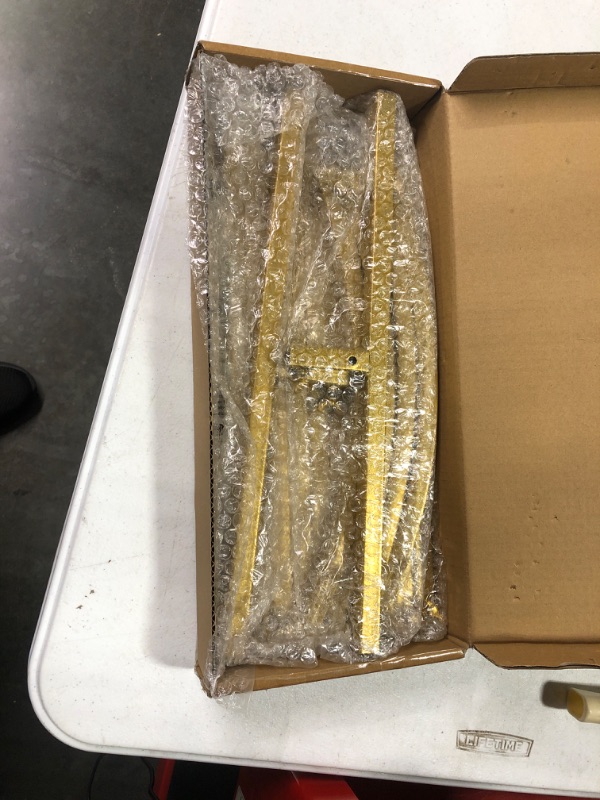 Photo 1 of Wokceer 6 FT Wedding Arch Backdrop Stand, Square Arch Gold Metal Arch Backdrop Stand for Wedding Ceremony Birthday Party Bridal Baby Shower Photo Booth Garden Floral Balloon Arch Decoration 6 x 2.6 FT (HxW) 6FT-Gold-D