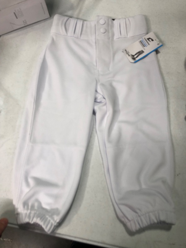 Photo 2 of Champro Boys' Traditional Knicker Style Knee-Length Baseball Pants White X-Small Knicker