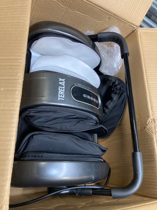 Photo 2 of Foot Massager Machine Shiatsu Foot and Calf/Leg Massager with Heat Deep Kneading Foot Pain to Improve Blood Circulation(Air-Bag Style)