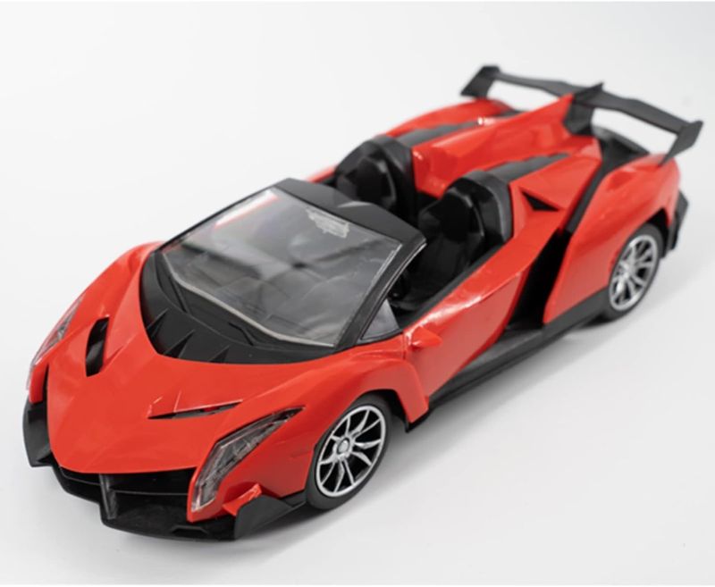 Photo 1 of Electric Sport Roadster,1/16 Red Sports Racing Remote Control Car,RC Model Toy for Kids Aged 4-12