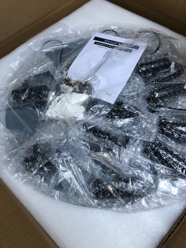 Photo 1 of HAIXIANG Sloping Ceiling Chandelier Modern Crystal Light Fixture High Ceiling Living Room Entryway Pendant Lighting Chandeliers Remote Dimmable Light Foyer Staircase Black Black 12 lights