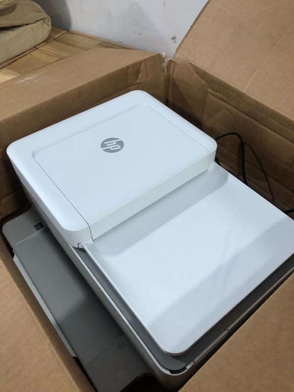Photo 1 of HP ENVY 6455e Wireless Color All-in-One Printer with 6 Months Free Ink with HP+ (223R1A), white New