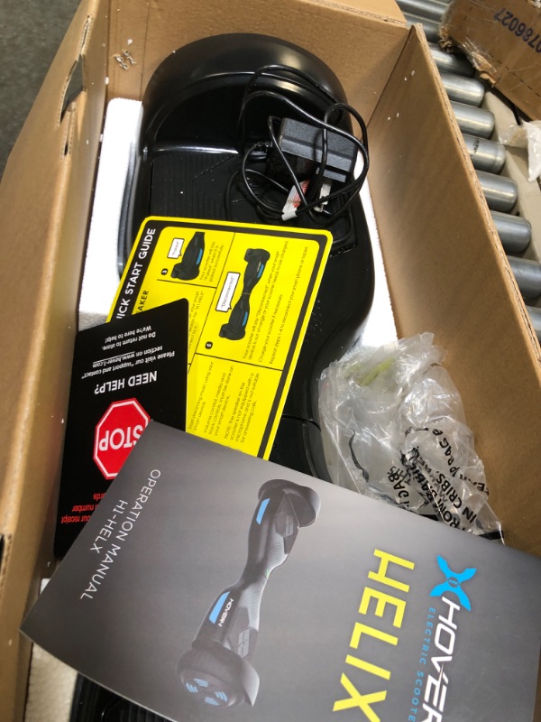 Photo 1 of *** NOT FUNCTIONAL**** SELLING AS PARTS***
Hover-1 Helix Electric Hoverboard | 7MPH Top Speed, 4 Mile Range, 6HR Full-Charge, Built-in Bluetooth Speaker, Rider Modes: Beginner to Expert Hoverboard Black