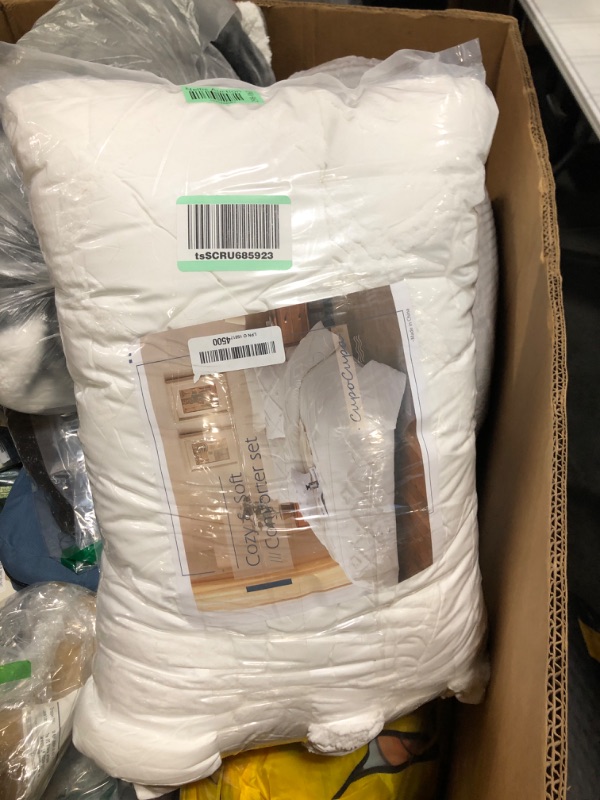 Photo 1 of Cupocupa Comforters Queen Size Set Boho Shabby Chic White Queen Comforter Set Bedding Queen Size Fluffy and Lightweight Comforters for Queen Size Bed (White,Queen) Off-white Queen