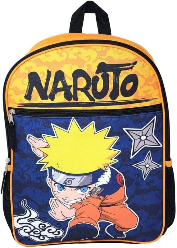 Photo 1 of **NOT EXACT**Bioworld Naruto 16" Backpack with 1 Front Pocket
