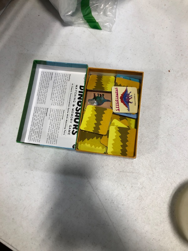 Photo 1 of eeBoo Dinosaurs Little Memory and Matching Game, 3 years