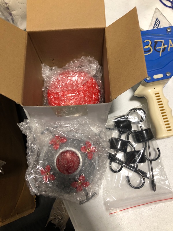 Photo 1 of Hummingbird Feeder Bottom Set Hummingbird Feeder Accessories Outdoors Feeder Bottom Plastic Hummingbird Feeders Accessory Hooks Hummingbird Feeder Brushes (10)