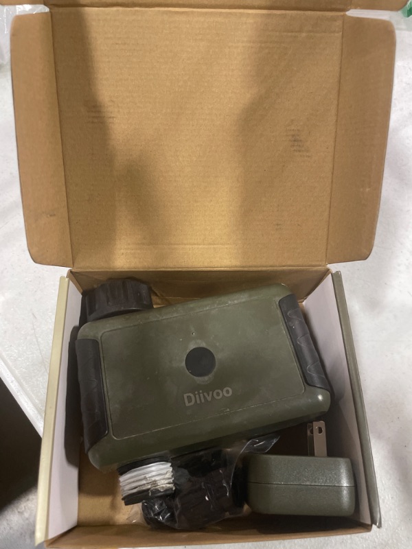 Photo 2 of *USED* WiFi Water Timer for Garden Hose, Diivoo Smart Sprinkler Irrigation Timer with Hub, Up to 20 Separate Watering Schedules, Compatible with Alexa and Google Home 1 Outlet